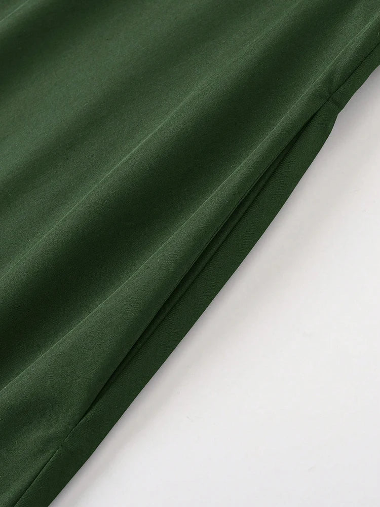 Elegant A-Line Midi Skirt
