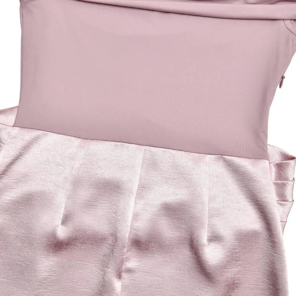 Elegant Satin Mini Dress