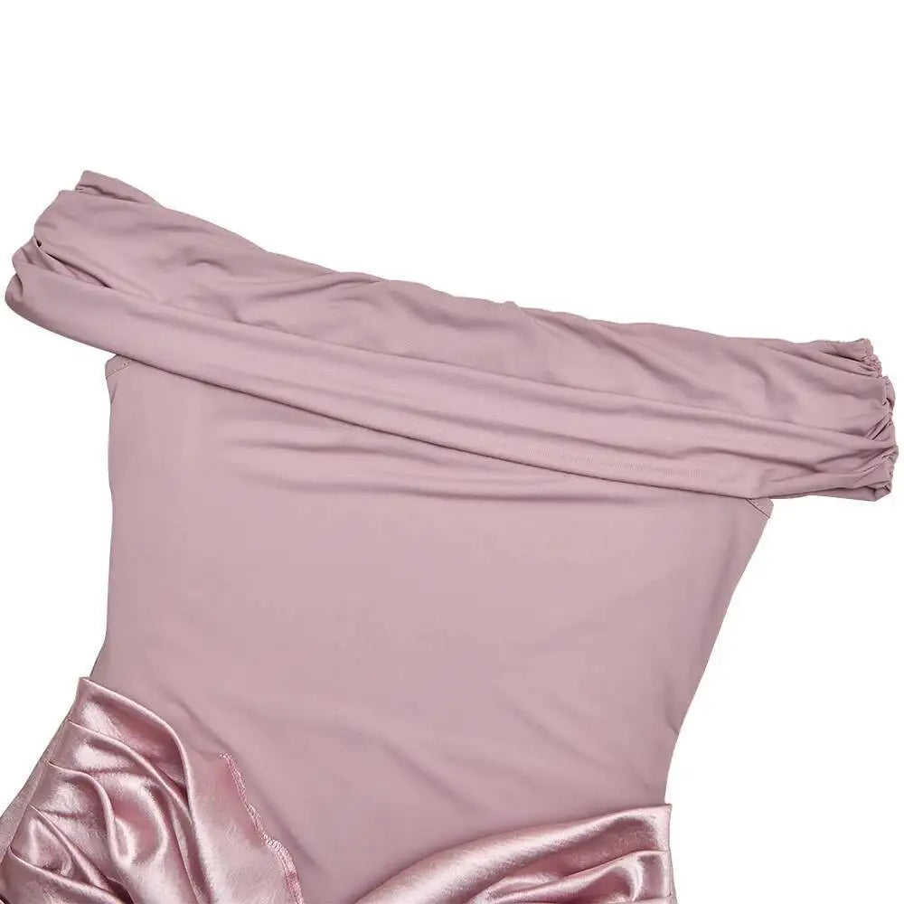 Elegant Satin Mini Dress