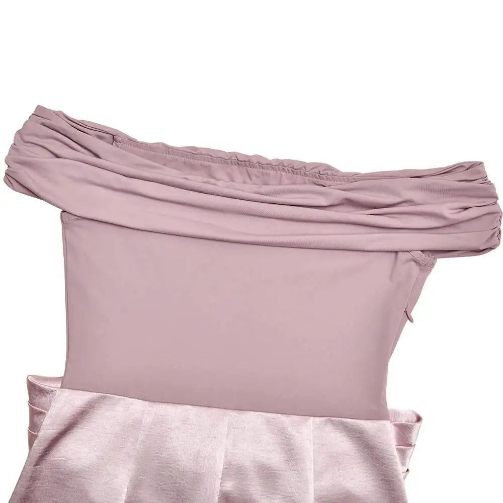 Elegant Satin Mini Dress