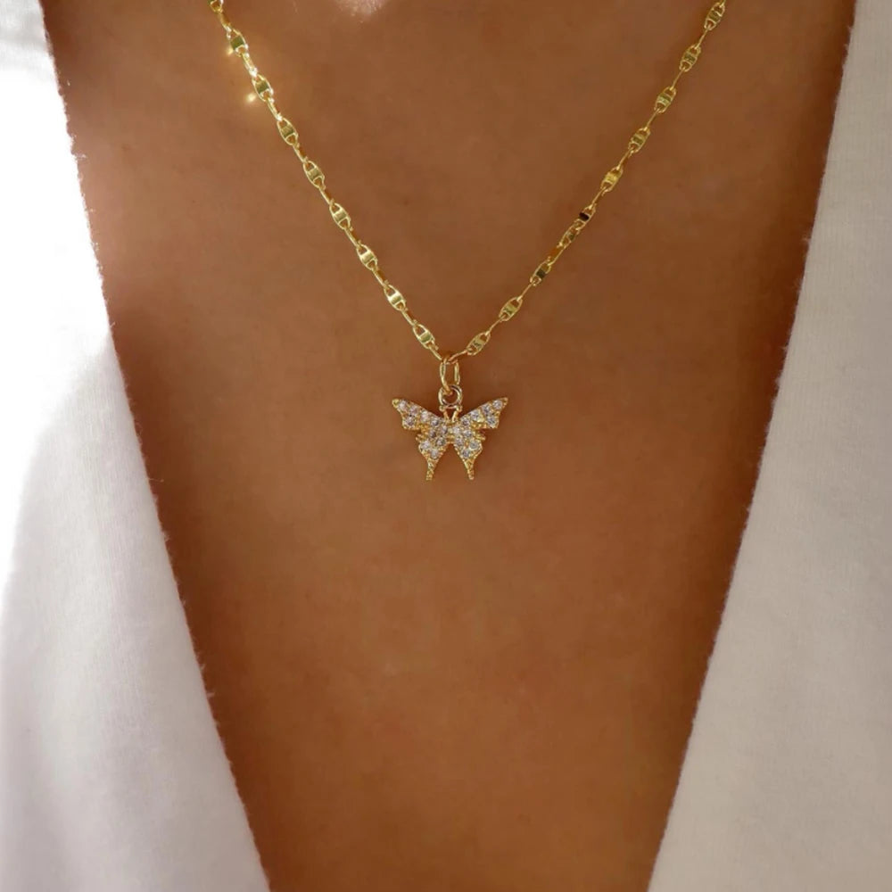 Vintage Layered Pendant Necklace
