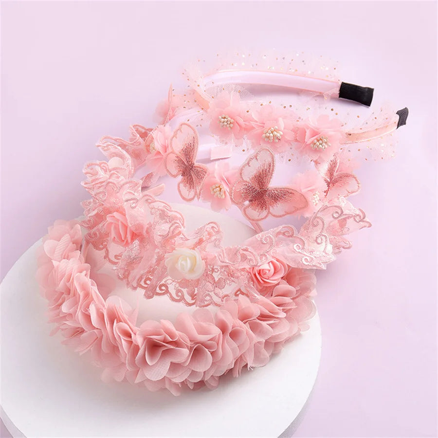 Princess Floral Hair Headband